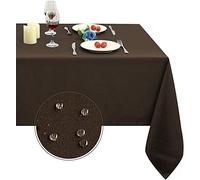 Obstal Nappe rectangulaire 210 g/m² en microfibre robuste et imperméable pour une utilisation en extérieur et intérieur, 178 x 274 cm, chocolat