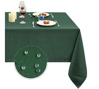 Obstal Nappe rectangulaire 210 g/m² - Nappe en Microfibre résistante à l'eau pour Une Utilisation en extérieur et en intérieur (Vert noirâtre, 152 x 367 cm)