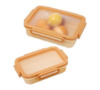 Obstkorb Mit Deckel Obstschale - Obstkorb Hängend - Obstkorb, 2 Wiederverwendbare Obst- Und behälter, Große Frischhaltebox Mit Deckel Stretch-Pods Küchenorganizer Für Knoblauch Brathähnchen