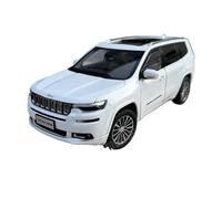 OBTABYBQX Moulage sous Pression Voiture 1:18 for Jeeps Grand Commander SUV Modèles Voitures Alliage Échelle Luxe Véhicules Métal Modèles D'exposition Ornements(White)