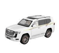 OBTABYBQX Moulage sous Pression Voiture 1:18 for Toyota Land Cruiser LC300 Modèles Voitures Alliage Modèles Réduits Véhicules en Métal Ornements D'affichage(White)
