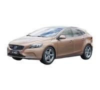 OBTABYBQX Moulage sous Pression Voiture 1:18 for Volvos V40 Modèles Voitures en Alliage Modèles Véhicules en Métal Ornements Collection Souvenirs(Brown)