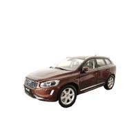 OBTABYBQX Moulage sous Pression Voiture 1:18 for Volvos XC60 SUV Modèles Voitures Alliage Échelle Luxe Véhicules Métal Collection D'ornements D'affichage(Brown)