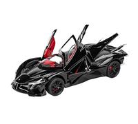 OBTABYBQX Moulage sous Pression Voiture 1:24 for Apollo Project Evo Scale Alloy Sports Car Model Luxury Miniature Vehicle Model Display Collection(Black)