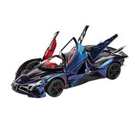 OBTABYBQX Moulage sous Pression Voiture 1:24 for Apollo Project Evo Scale Alloy Sports Car Model Luxury Miniature Vehicle Model Display Collection(Purple)