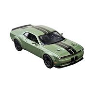 OBTABYBQX Moulage sous Pression Voiture 1:24 for Dodge Challenger SRT Modèle Réduit Voiture Sport en Alliage Modèle Réduit Véhicule en Métal Raffiné Ornements for Collectionneurs(Green)