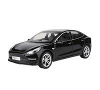 OBTABYBQX Moulage sous Pression Voiture 1:24 pour Teslas Modèle Y 3 Modèles Voiture Alliage Modèles Réduits Réalistes Véhicules Kits Ornements Collection Souvenirs(Black)