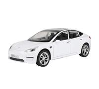 OBTABYBQX Moulage sous Pression Voiture 1:24 pour Teslas Modèle Y 3 Modèles Voiture Alliage Modèles Réduits Réalistes Véhicules Kits Ornements Collection Souvenirs(White)