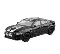 OBTABYBQX Moulage sous Pression Voiture 1:32 for Dodge Charger SRT Alloy Sports Car Modèle Réduit Réaliste Collection De Modèles Réduits De Véhicules(Black)