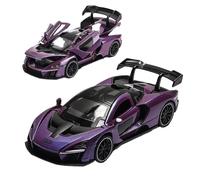 OBTABYBQX Moulage sous Pression Voiture 1:32 for McLaren Senna Modèle Réduit Voiture Sport en Alliage Modèles Réduits Véhicules De Luxe Kits De Collection Souvenirs(Purple)