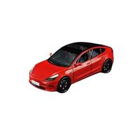 OBTABYBQX Moulage sous Pression Voiture Modèle Voiture Proportionnel en Alliage for Tesla Model Y SUV Échelle 1:24 Simulation Véhicule Ornements Collection Souvenir(Red)