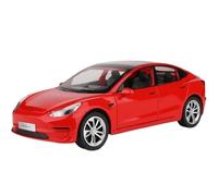 OBTABYBQX Moulage sous Pression Voiture Modèles De Voitures en Alliage À L'échelle 1:24 for Tesla Model Y 3 Kits Modèles Véhicules Réalistes Ornements Souvenirs(Red)