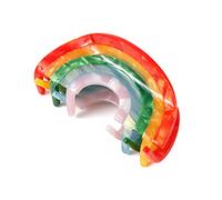 Obtenez une tenue solide avec une jolie pince à mâchoire de 6,9 cm qui reste en place sur différents types de cheveux, idéale pour les défilés et le quotidien, style rétro des années 90