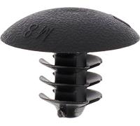 Obturateur à Clipper pour Pose Dans Trou Taraudé, M8, Lot de 10, Noir