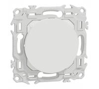 Obturateur avec pré-perçage pour sortie de câble - blanc - Odace II SCHNEIDER