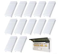 Obturateur Coffret Électrique ABS Résistant Chocs | ABS solide, pur, 11cm, sÃ©curitÃ© accrue, installation outils