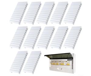 Obturateur Modulaire Coffret Électrique Résistant Chocs | ABS solide, pur, 11cm, protection accidents, installation rapide, pour lot économique