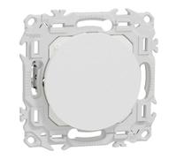 Obturateur - Pré-perçage pour sortie de câble - Odace - S925666 - Schneider - Blanc craie