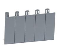 Legrand Obturateurs L746A 5 modules sécables gris foncé