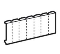 Obturateur 5 modules blanc LEGRAND
