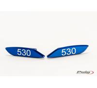Obturateurs de rétroviseur Puig Cache Emplacement Origine Bleu