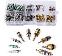 Obus de Valve A/c Vannes Noyau R134a Automobile Climatisation Assortiment Remover Kit de climatisation A/c Kit d'étanchéité (134 pcs) (Color : A)