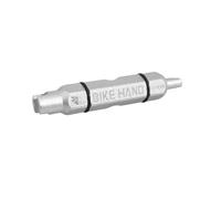 Obus de valve alu Newton Presta-Schrader Argenté