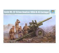 Obusier Soviétique Ml-20 152 Mm Au 1/35 Par Trumpeter : Artillerie Lourde Wwii E