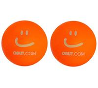 Obut Lot de 2 Boules de Cible Motif cochons et Smiley Fluo Orange