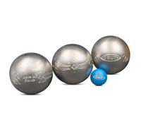 Obut Lot de 3 boules de pétanque INOX Cheyenne
