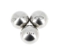 Obut - Rcx 74 Jeu 3 b compet - Boules de pétanque - Argent métalisé - Taille 690g