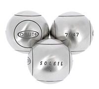Boules De Pétanque Obut Boules De Pétanque Obut Soleil Tendre 76 Mm Argent Métalisé 700g