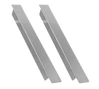 Obuyke 2 Pièces Barre de Séparation pour Bac Gastro, Acier Inoxydable, | Compatibilité Pleine ou Fractionnée, Installation Simple, Support Sûr, Usage Restaurant Cuisine Professionnelle