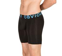 Obviously EveryMan Boxer Jambe 15,2 cm, noir, Large