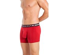 Obviously EveryMan Boxer pour Homme Coupe 7,6 cm, Rouge Piment, Large