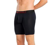 OBVIOUSLY Freeman Boxer Jambe 15,2 cm, noir, Large