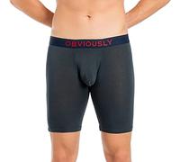 Obviously Freeman Boxer pour homme 22,9 cm - Gris - Large