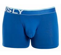 Obviously Pour des hommes EveryMan Plaine Rayonne de bambou Caleçons - Bleu