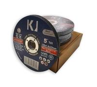 OC-PRO Disques trononner Metal, Inox 125 x 1.6 x 22 mm - Lot de 25 pices - Adaptes aux meuleuses d'angles ou fixes - Acier, Inox - Gris