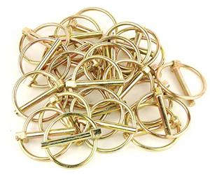 OC-PRO GOUPILLES CLIPS de 6 mm Acier zingué bichromaté - Sachet de 25