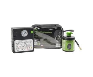 OC-PRO KIT REPARATON CREVAISON PNEUS, COMPRESSEUR + Liquide Anti-CREVAISON