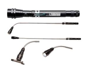 OC-PRO Lampe Torche 3 LEDs Ultra Bright Flexible, TELESCOPIQUE ET MAGNETIQUE