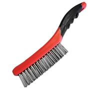 LOT DE 2 BROSSES A MAIN METALLIQUES INOX UNIVERSELLES
