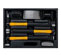 OC-PRO Mallette Coffret 7 Outils MARTEAUX ET TAS DE Carrossier DIY