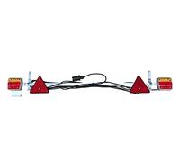 OC-PRO Rampe Feux REMORQUE AGRICOLE REGLABLE DE 1,22 M A 2,10 M - Cable 12,5 M + LED
