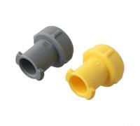 Oc3 Mobile - Lot de 2 buses de nettoyage (2,644 à 125,0) pour surfaces ciblées pour nettoyer les espaces étroits (jaune gris)