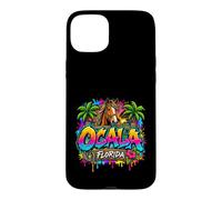 Ocala Florida Cheval Équestre Coloré Art Tropical Coque pour iPhone 15 Plus