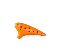 Ocarina 12 trous accordé en do, instrument pour débutant(Orange)