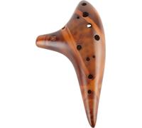 Ocarina 12 trous Alto C Flûte Instrument à vent Son naturel facile à apprendre, le cadeau éducatif pour la petite enfance