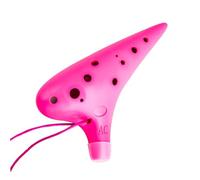 Ocarina 12 Trous Pour Débutants Instrument D'entrée En Do Alto Ac ocarina Professionnel(Pink)